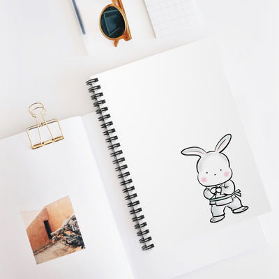 Yuki Does Ready Stance | Spiral Notebook - Ruled Line