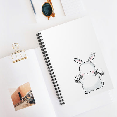 Yuki Does Gymming | Spiral Notebook - Ruled Line