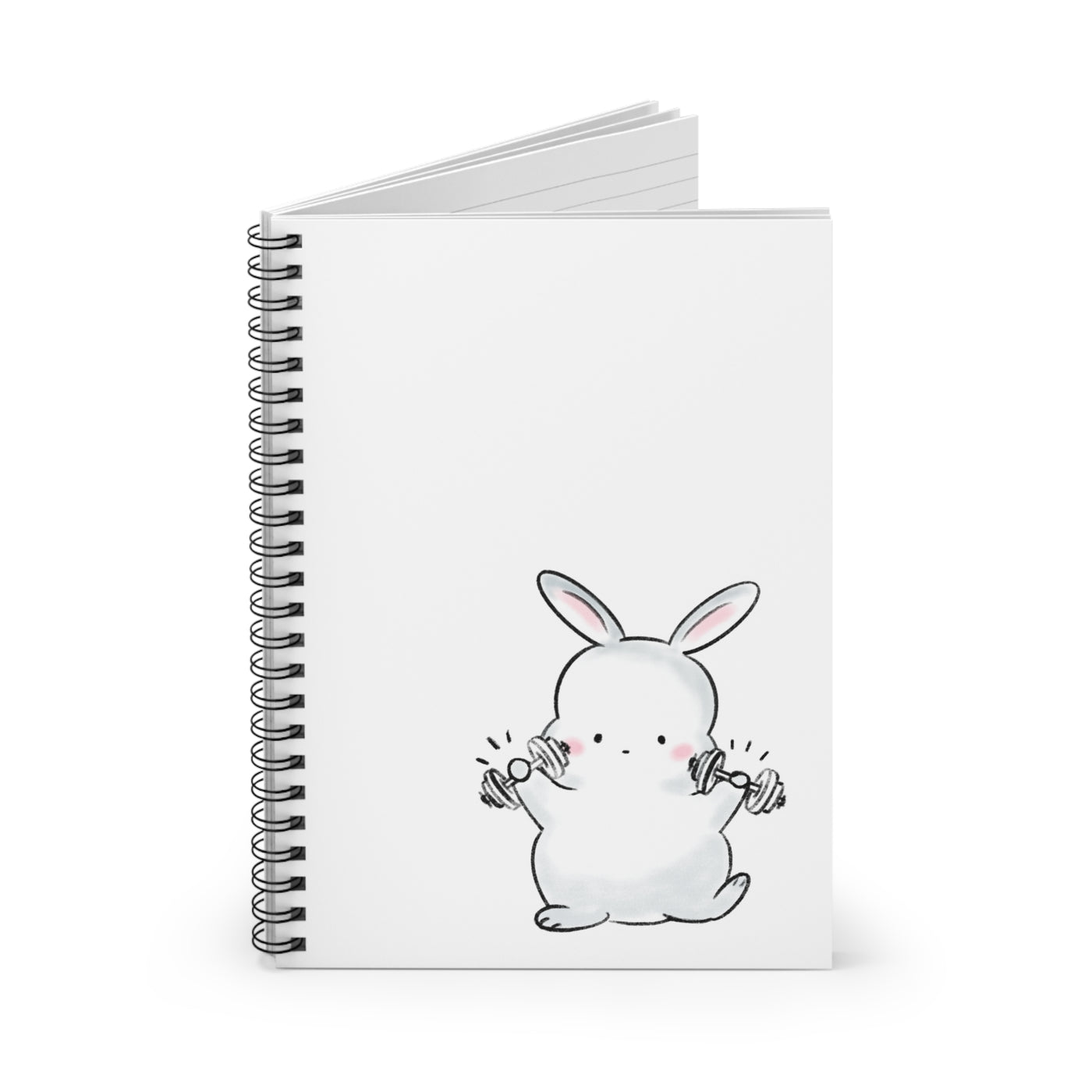 Yuki Does Gymming | Spiral Notebook - Ruled Line