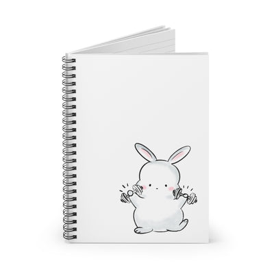 Yuki Does Gymming | Spiral Notebook - Ruled Line