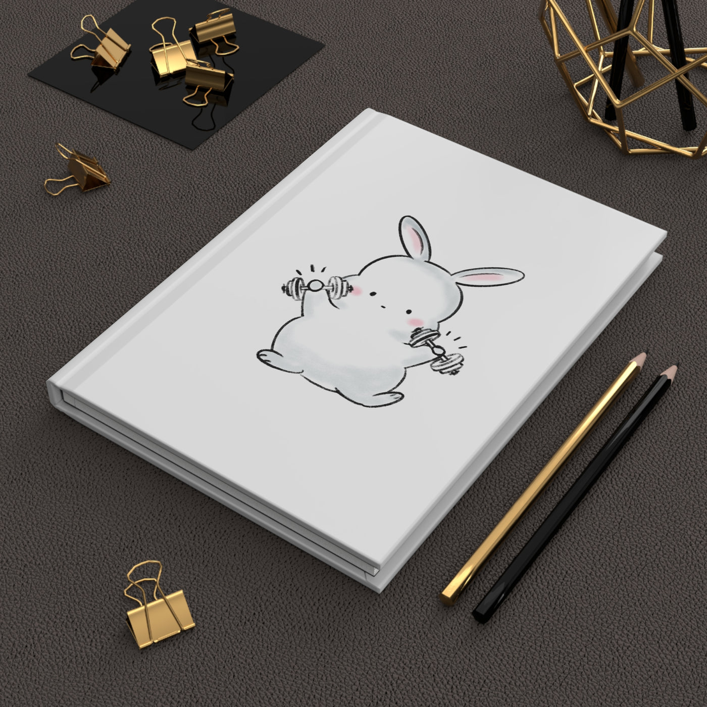 Yuki Does Gymming | Hardcover Journal Matte