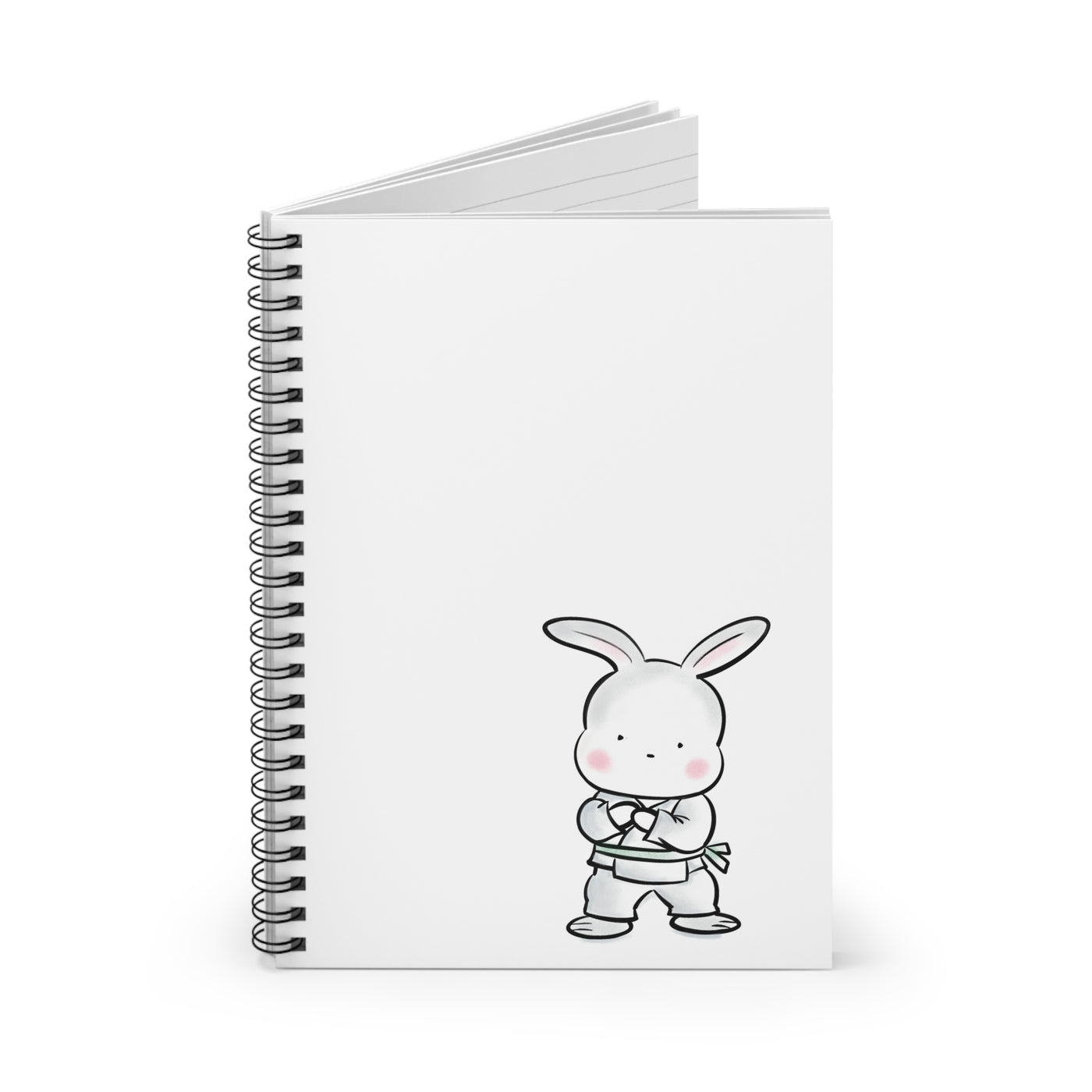 Yuki Does Ready Stance | Spiral Notebook - Ruled Line