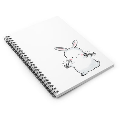 Yuki Does Gymming | Spiral Notebook - Ruled Line