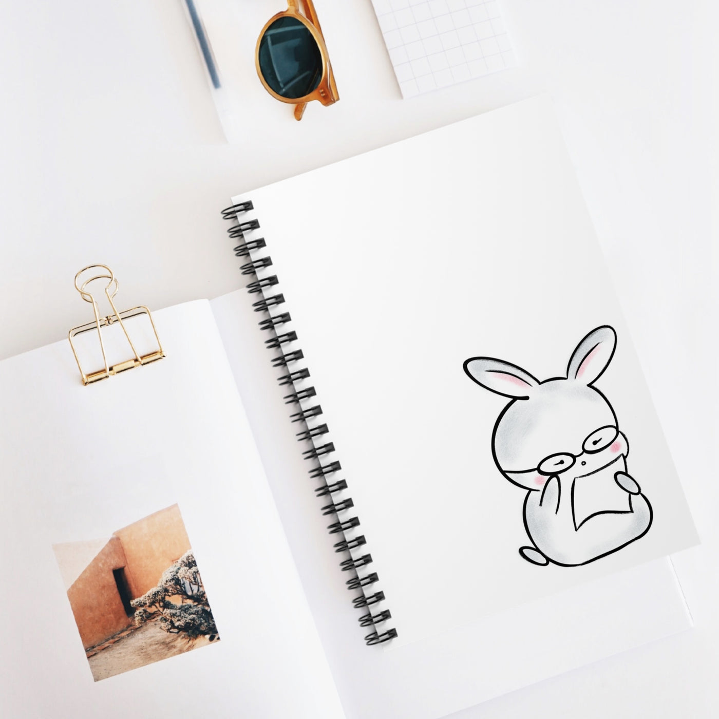 Yuki Does Braining | Spiral Notebook - Ruled Line
